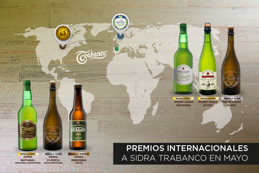 ¡Hemos ganado premios en dos importantes festivales internacionales de sidra! ¡Hemos ganado premios en dos importantes festivales internacionales de sidra!